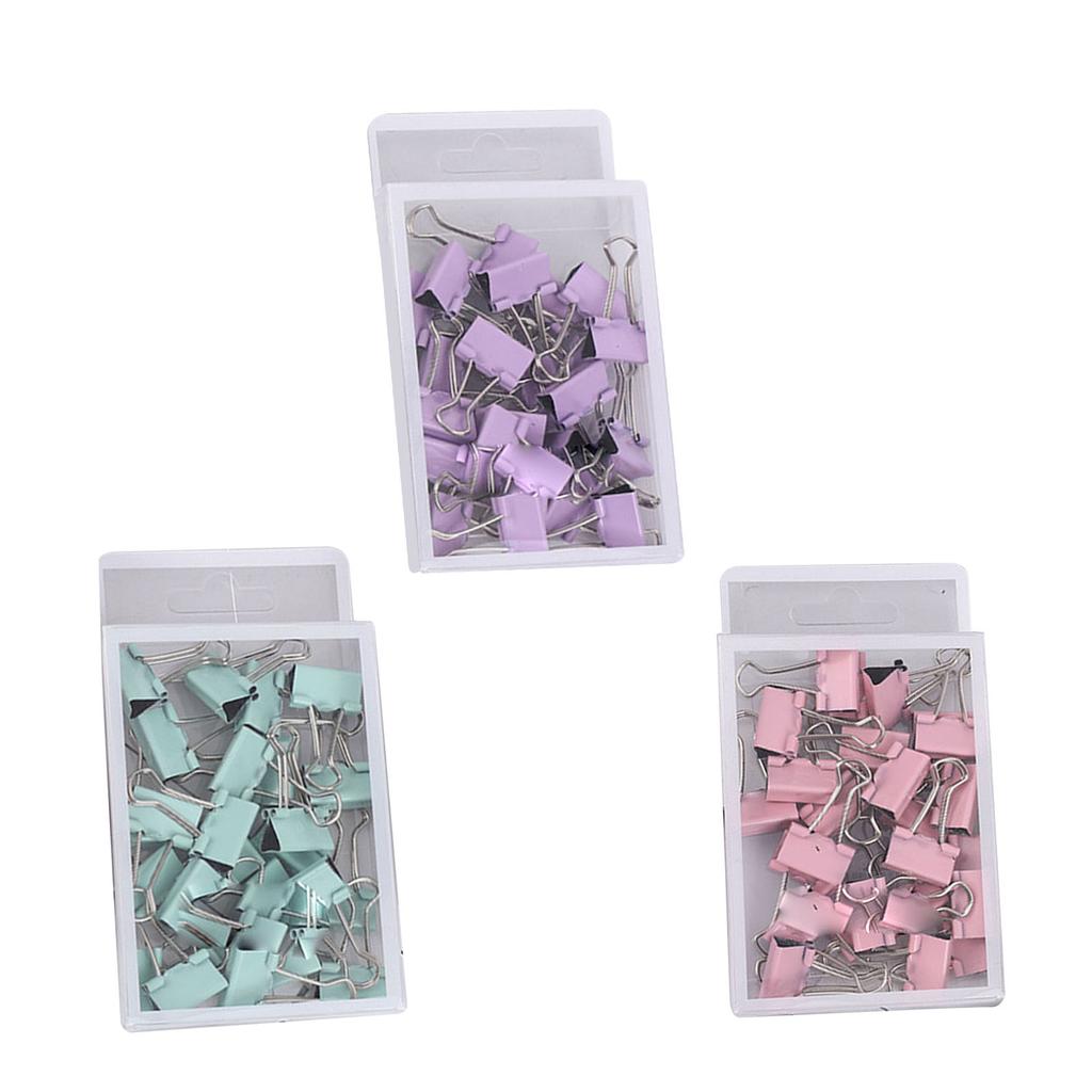 25pcs Clips Prevents Deformation Multifunction Metal Paper Clamps Office Clips for School
