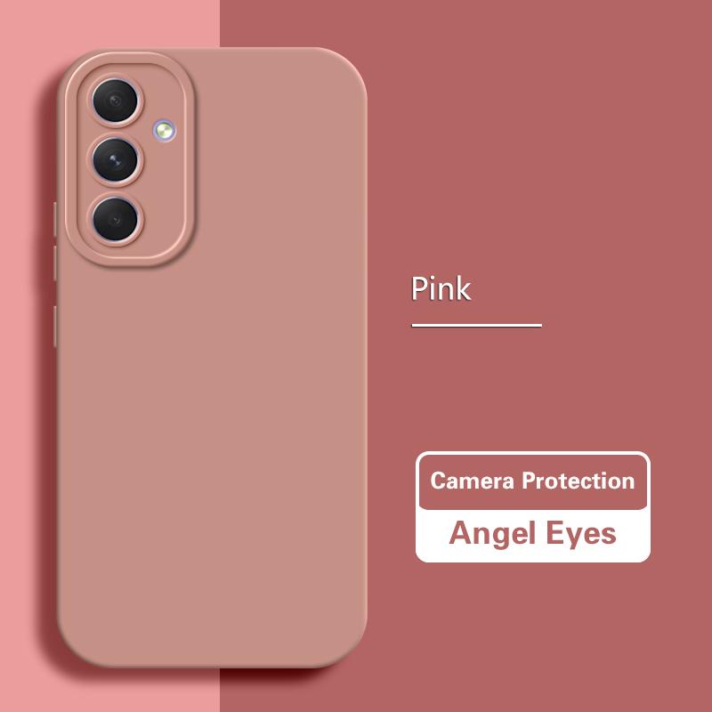 Angel Eyes Phone Case for Samsung Galaxy A55 5G 6.6" High Qualtiy Camera Protection Official Silicone Luxury Back Cover