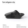 10/20Pcs Press Lock Mini Alligator Clips Non-Slip Tent Clamps for Tarp Windproof Rope Fixing Outdoor Camping Accessories Secure Grip
