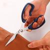 Household Scissors Stainless Steel Multi-functional Scissors DIY Children and Students Handmade Office Kitchen Strong Scissors