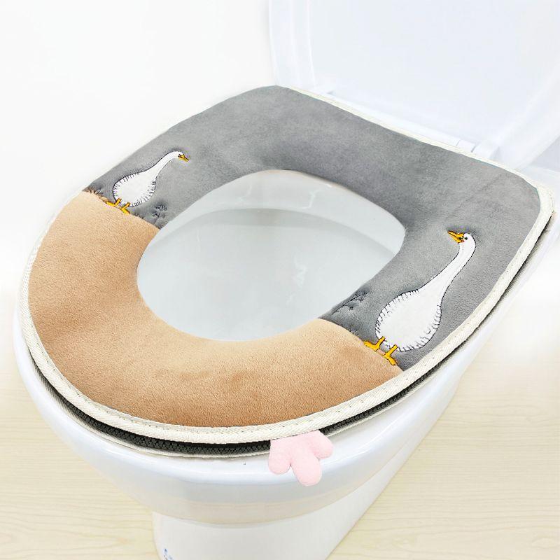 Thickened Cartoon Washable Toilet Seat Cushion Toilet Seat Cushion Toilet Seat Cover Gasket