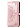 For Asus Zenfone 10 5G Case Wallet with Card Holder Embossed Mandala Pattern PU Leather Cover