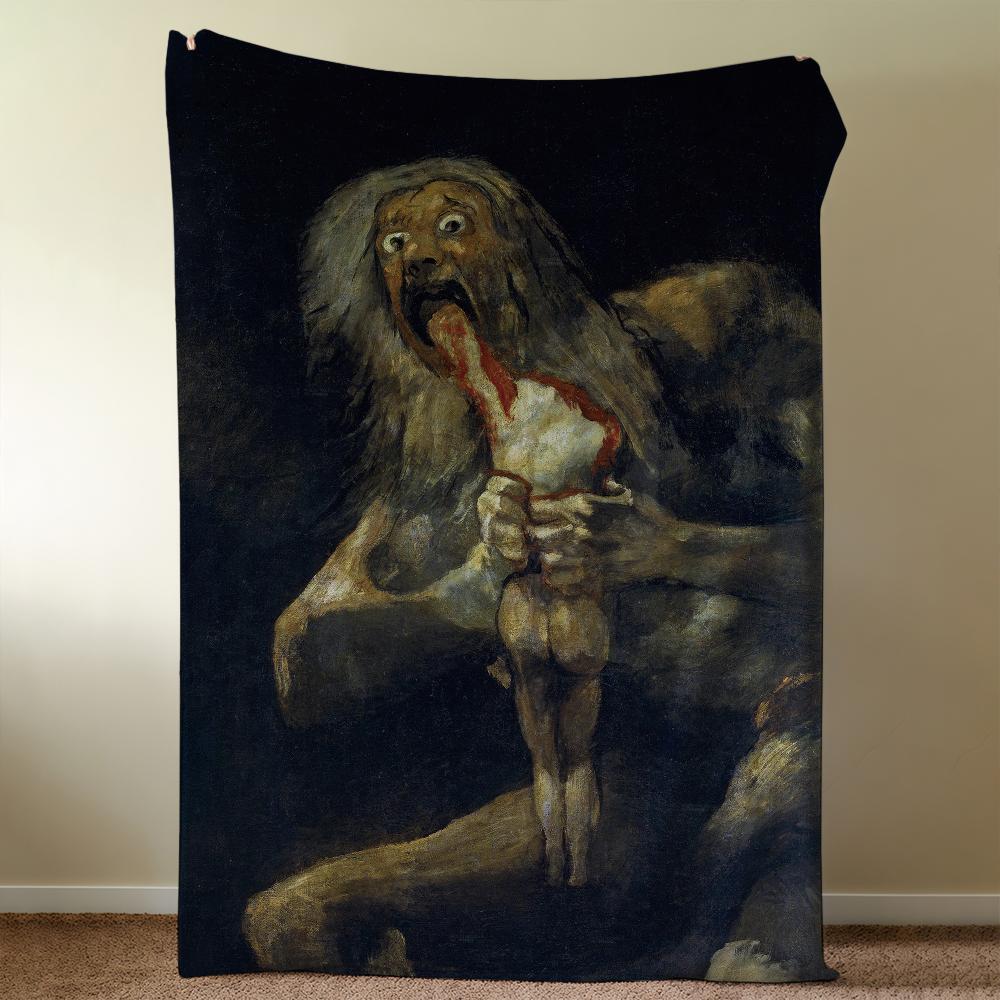 Spain Francisco Goya Art Blanket Throw Super Cosy Plush Living Room Sofa Couch Childish Birthday Gifts