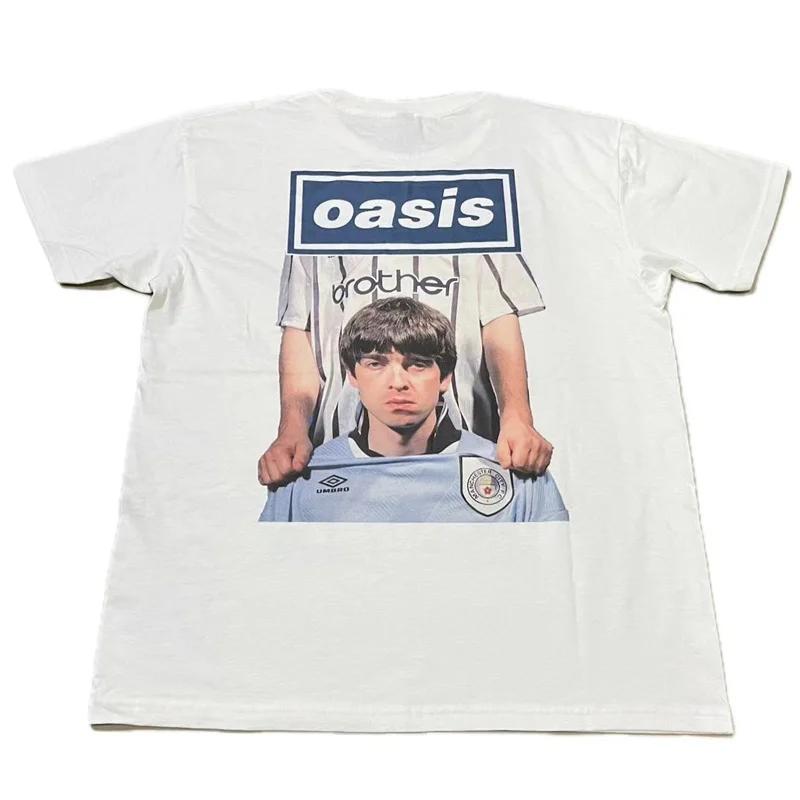 New Arrival Mens Clothes Tee Shirt Homme Graphic T-Shirts Men Tshirt for Men Ropa Hombre Oasis Band Rock Print Camisetas 25823