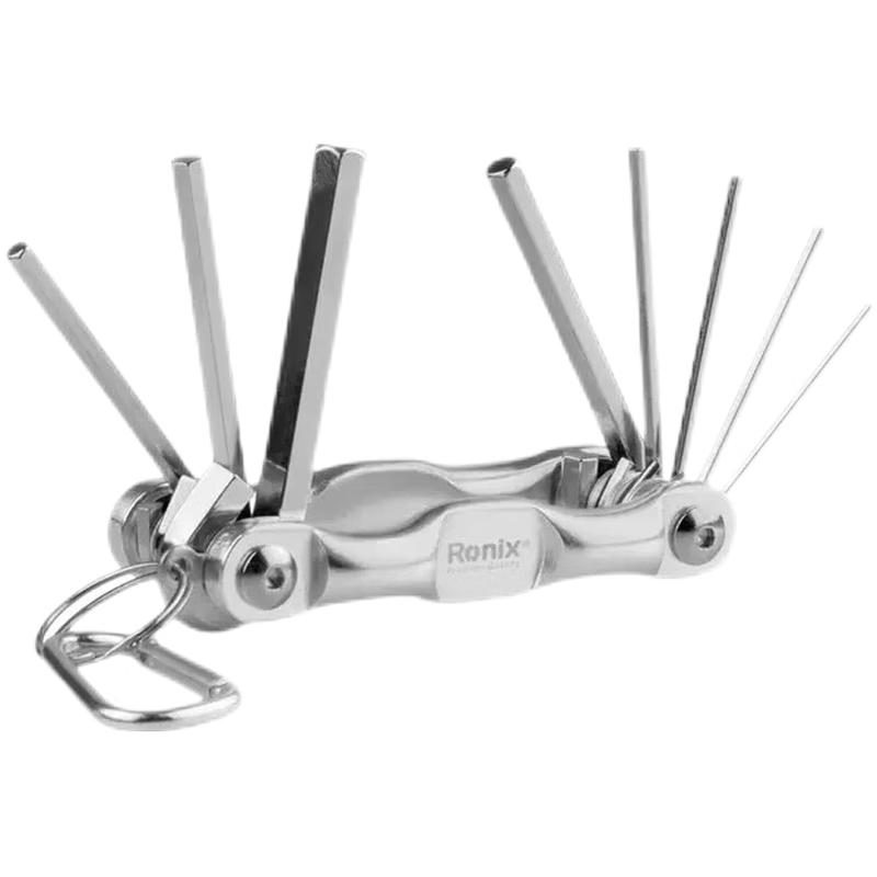 Ronix Folding Hex Wrench Tool Set Folding Hex Wrench