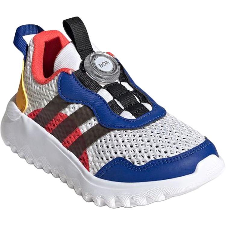 Adidas ActiveFlex Boa 4.0 K White Multi-Color Kids Sneakers Cloud-White Core-Black Bright-Red IH8725