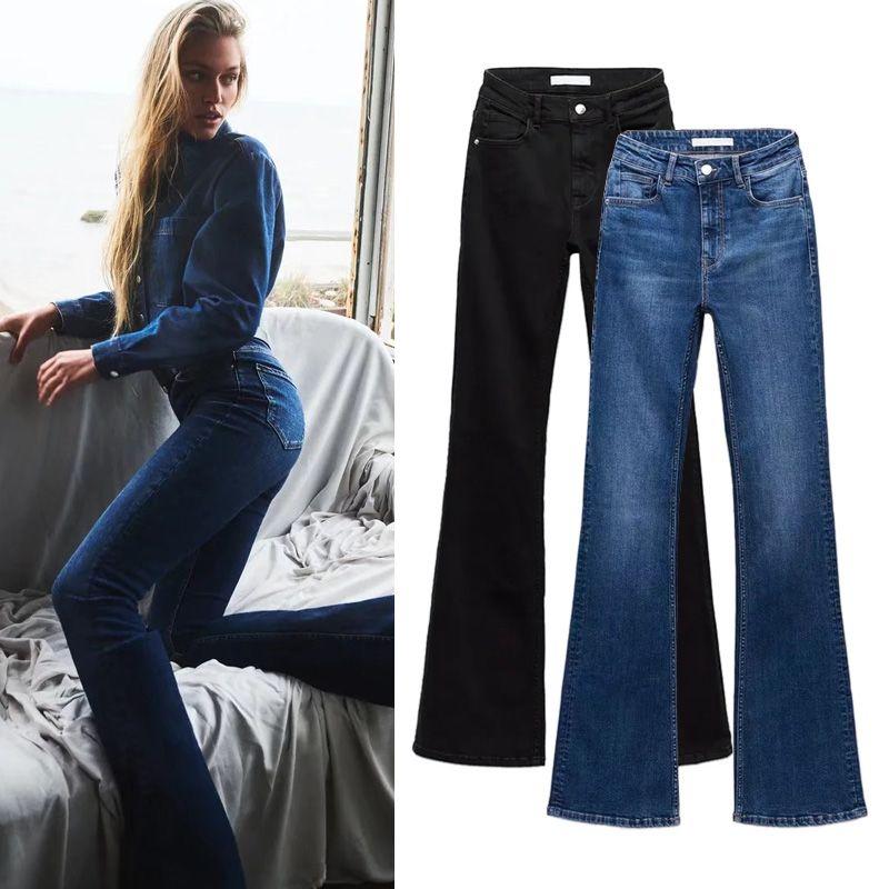 Autumn and Winter New Slim Looking All-Matching Slim Fit High Waist Trousers