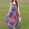 Elegant Women's Long Dresses Summer Vintage Clothes Casual Summer Dress