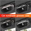 Car Sun Visor Eyewear Case Sunglasses Box For BMW F40 F10 E90 F20 E46 E60 E70 E39 E36 E87 G26 Car Interior Accessories keychain EB1