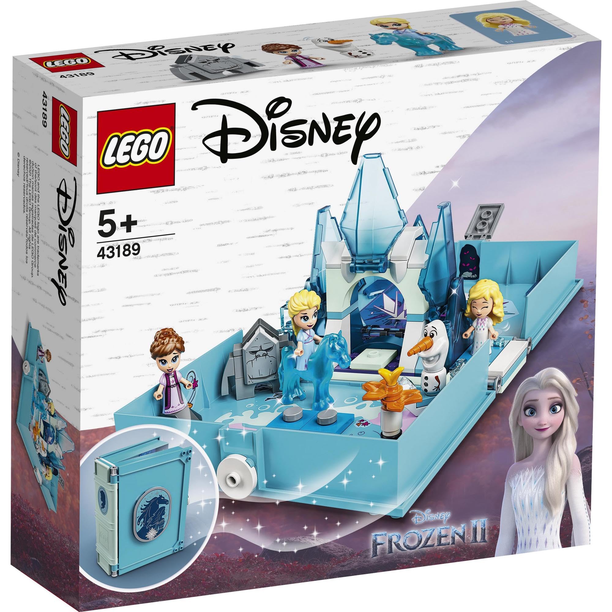 

LEGO Disney Princess Frozen 2 Книга историй Эльзы и Нокка 43189 Игрушечные блоки Подарок Кукла принцессы для девочек от 5 лет и старше