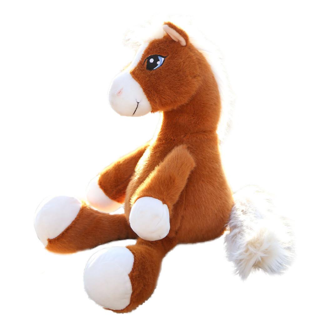 Plush Pony Stuffed Animal Toy For Kids Kids Birthday Gift Soft Animal Companion