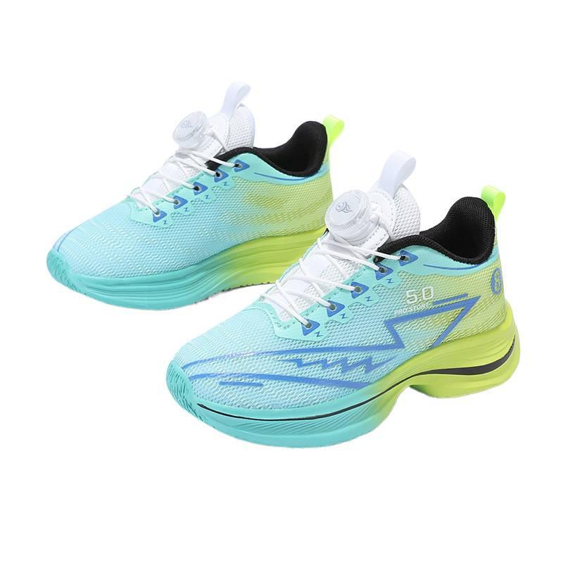 Boys basketball shoes 2025 summer new children's sports shoes medium and older children's running shoes students outdoor running shoes
