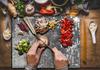 Glass Board Cutting Board 52X40 Silver