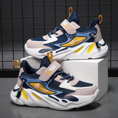 Boys' Sports Shoes Spring and Autumn New Classmates Breathable Children's Shoes Middle and Older Children Running Students Mesh Shoes Tide