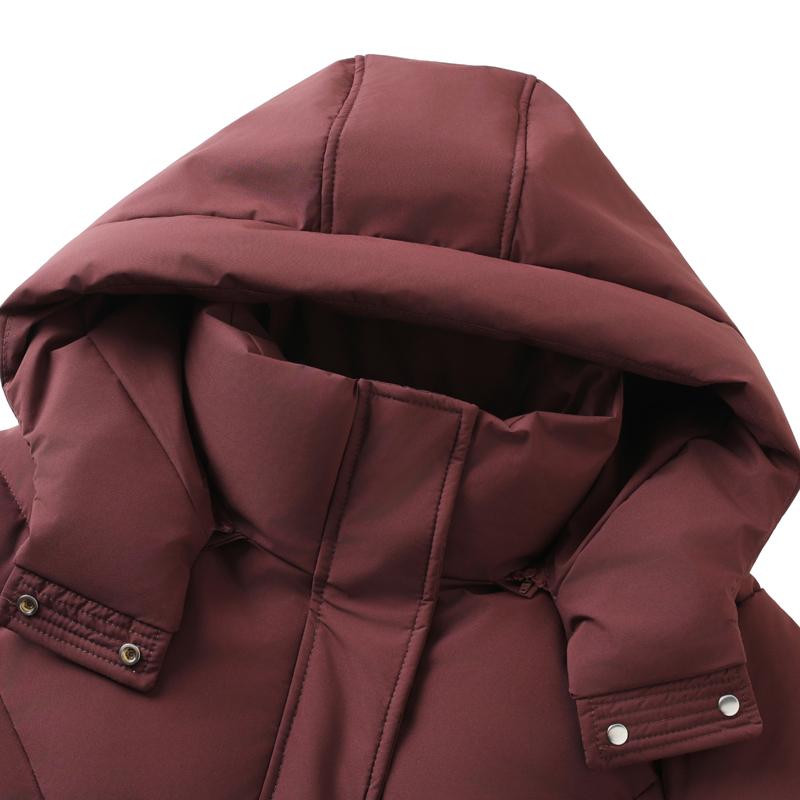 Plus Size 4XL-8XL Middle Age Women Winter Coats Hooded Elegant Thick Warm Oversize Parkas Female Jackets