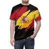 Essential US Flag Print Short Sleeve T-shirt, Casual Fashionable Wear