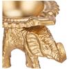 Decorative Handcrafted Metal Elephant Diya for Puja | Tealight Candle Holder for Home Décor & Gifting