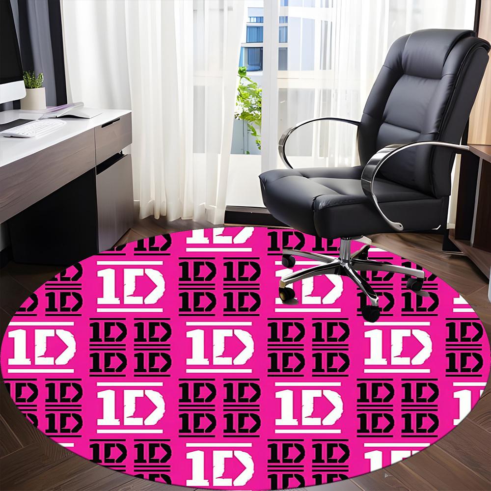 1pc One Direction Merchandise Chair Carpet for Office Non Slip, Lightweight, Machine Washable Rug for Office, Sleeping, Room Holiday Decor