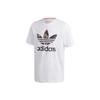 Adidas T-shirt Originals Camo Trèfle avec grand imprimé logo Homme Hauts Blanc GD5949