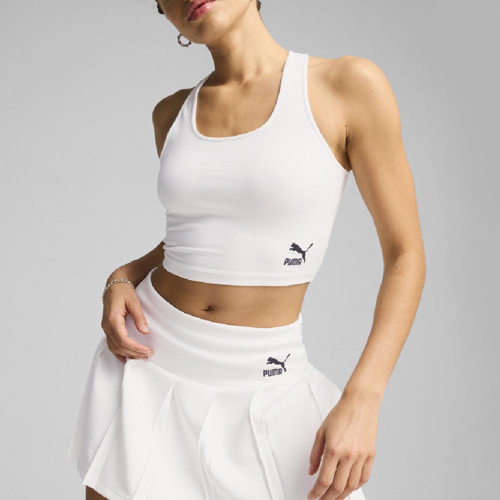 Puma Classics Logo Fashion Cross Strap Breathable Skin-Friendly Sports Vest Women Vests 626536-02