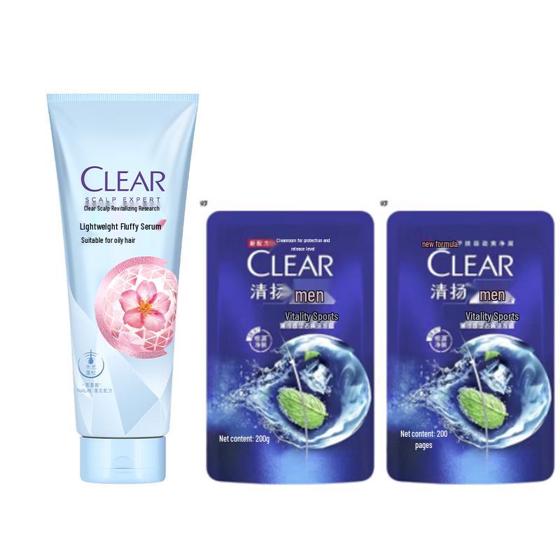 

Clear Scalp Care & Hair Repair Essence & Shampoo Set