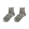 Female Autumn Wooden Ear Side Polka Dot Ballet Wind Tube Pile Socks