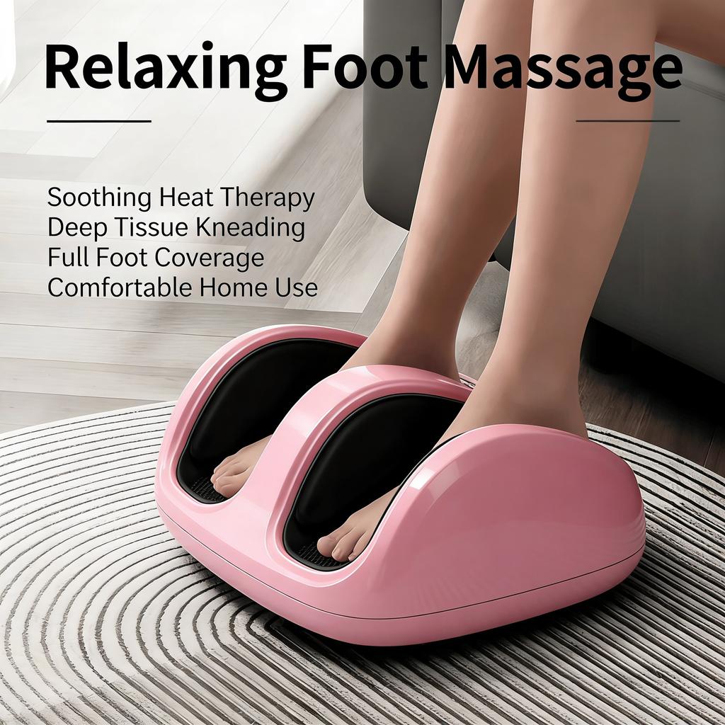 Foot Massager: Pain Relief, Better Sleep, Adjustable Intensity, for Home Use