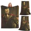 Silco Arcane Dark Villain L-Leagues Of Legend Blanket Warm Flannel Throw Blanket Bedding for Bed Room Picnic Travel Home Couch