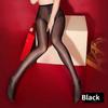 Women 30 Deniers Oil Shine High Waist Tights Glitter Pantyhose Open Crotch Shiny Lustre Shaping Legs Stockings Club Dance Party