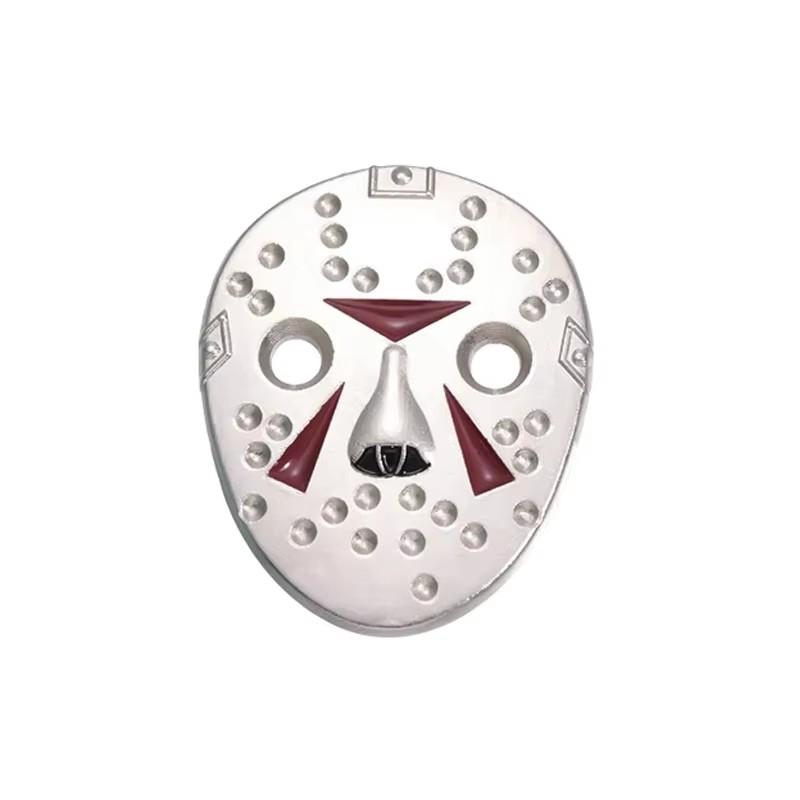 Halloween Horror Enamel Pins Scary Movies Figure Thrilling Terror Mask Brooch Lapel Brooches Jewelry Souvenir Gifts For Friends