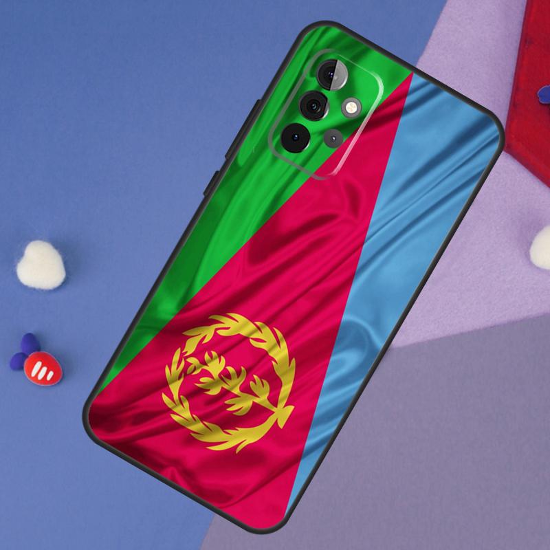 Eritrea Flag Case For Samsung Galaxy A14 A56 A36 A26 A16 A06 A54 A34 A12 A32 A52 A13 A33 A53 A15 A35 A55