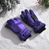 Winter Style Outdoors Ski Glove Designed For Unisex Plush Thickening Warm Moisture-Proof Windbreak Ride Keep Out The Cold Cotton Glo Practical Use