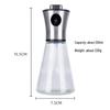 304 Stainless Steel Glass Oil Spray Bottle - Press for Controlled Oil Dispensing