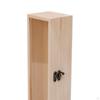 Elegant Unpainted Wooden Box for Storing Trinkets and Keepsakes
