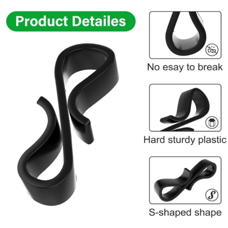 Pack of 120 Plastic Gutter Hook for Hanging Christmas Light and Decorations Securely In Any Weather Conditions