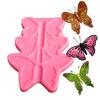 Butterfly Shaped Fondant Chocolate Mould Cake-Topper Baking Tools Handmade-Soap Silicone Ornaments Mold Easy to Clean
