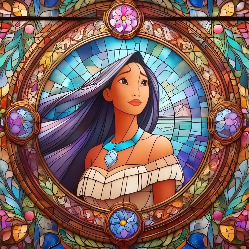 Disney 5D Diamond Painting Princesses Cross Stitch Mosaic Kit Home Decor Wall Sticker DIY Handmade Gift