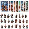 Christmas Advent Calendar 24 Days Countdown Blind Box with Dachshund Dog Ornaments for Xmas Tree Home Decor