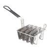 Taco Fryer Basket Holds 4 Shells V Shaped Rubber Grip Handle Stainless Steel Taco Shell Fryer Rack