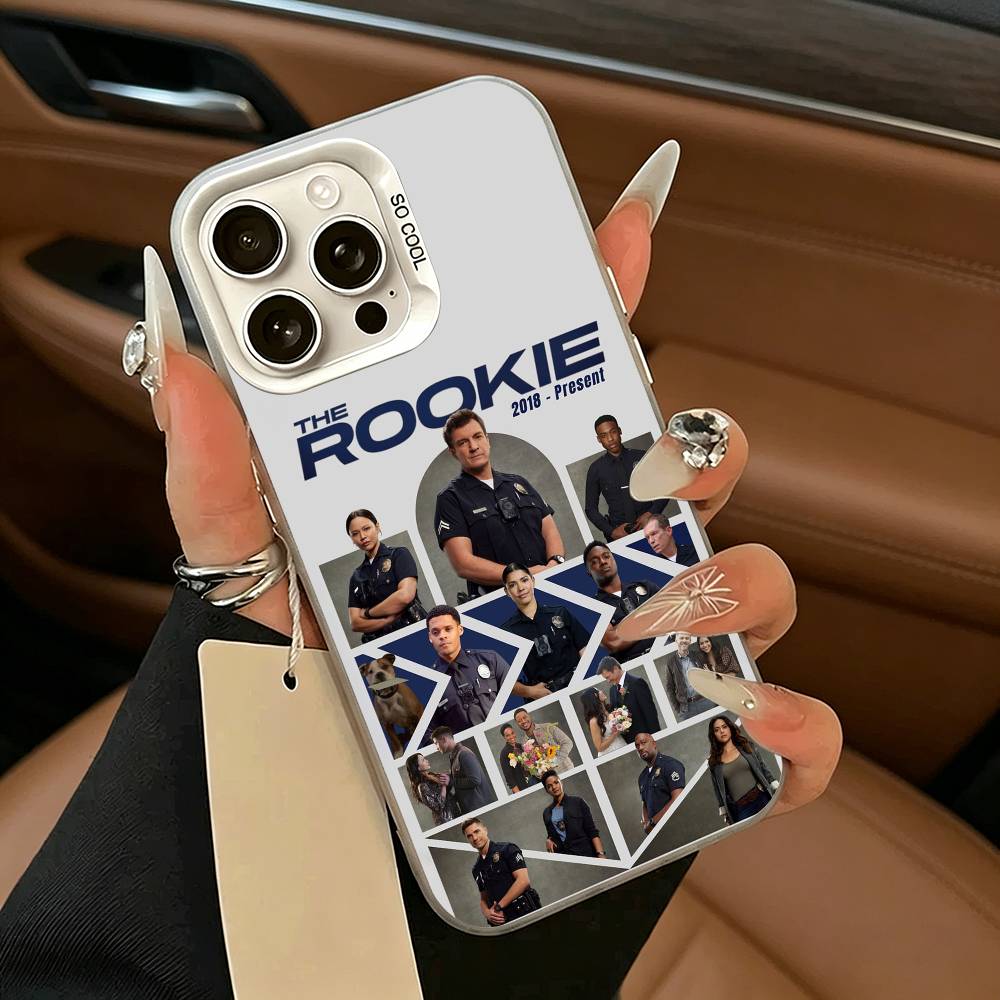TV -The R-rookie Phone Case For iPhone 11 12 13 14 15 16Pro Max Plus white Sliver Phone Cover
