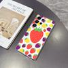 Colorful Strawberry Pattern Phone Case for Samsung Galaxy S26 S25 S24 S23 S22 S21 S20 FE Plus Lucency TPU Protection Cover