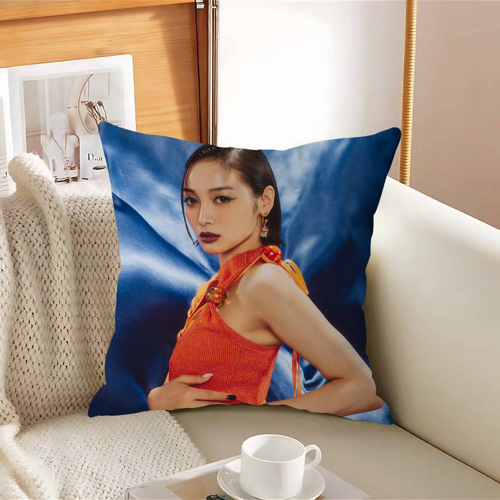 

CARTOON J-Ju-R-rin Pillow Case Removable Washable Cushion Cover – All-Season Soft Linen 12x12Inch