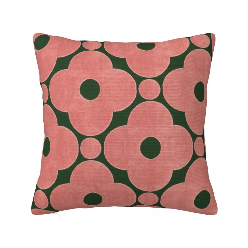 Orla Kiely Flower Design Square Pillowcase Pillow Cover Polyester Cushion Decor Comfort Throw Pillow for Home Bedroom