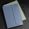 Multi-pocket A4 leather conference folder organiser Professional for business, meeting & study. Business Meeting Essential