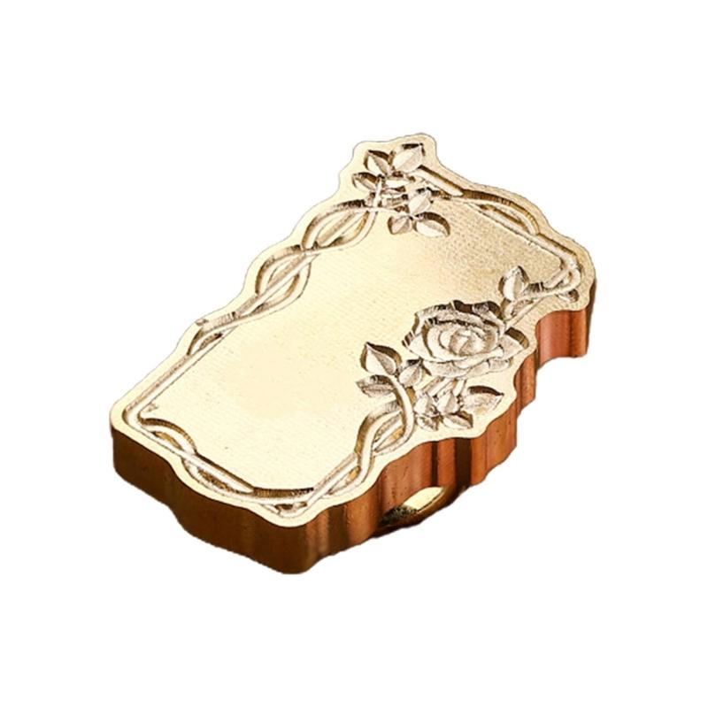 Wax Stamp Head, Wax Seal Stamp Head, Round/Oval/Square Wax Seal Stamp Head for Seal Envelope Invitation Scrapbooking