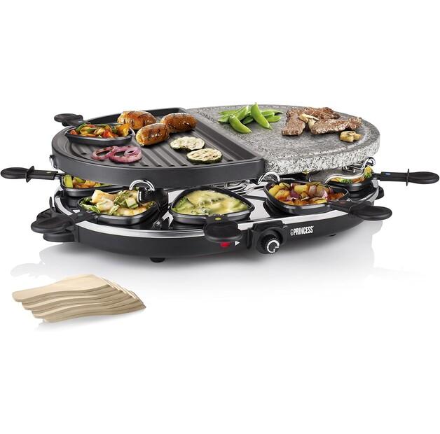 Raclette Grill Princess Oval Stone & Grill Party (01.162710.01.001)