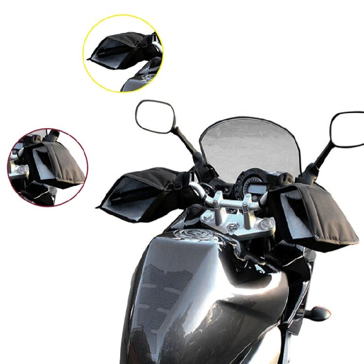 Protective Motorcycle Thick Warm Handlebar Muff Grip Handle Bar Rainproof Gloves
