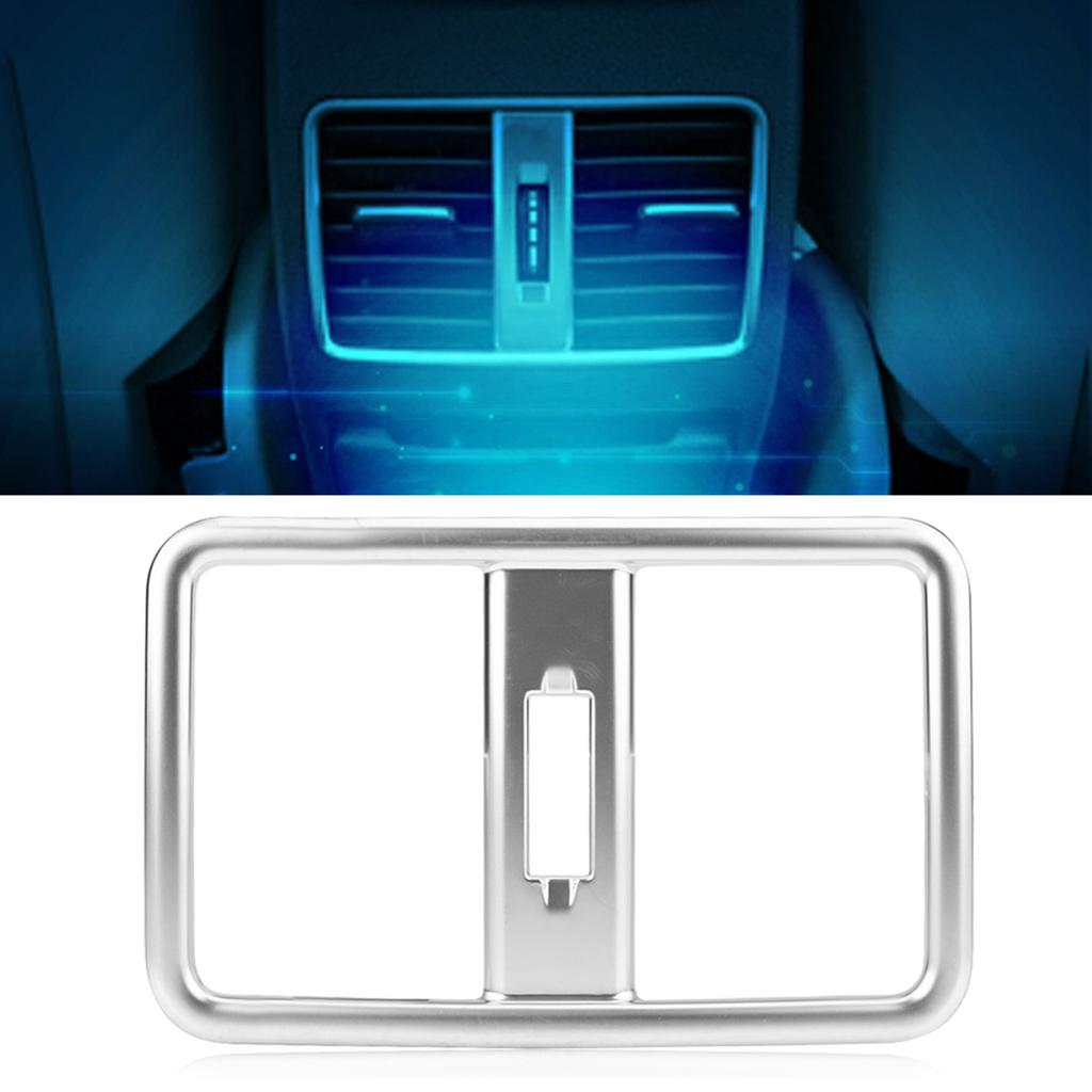 Rear Air Vent Outlet Cover Trim Frame Decoration Chrome for Mercedes Benz W246