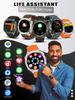 SACOSDING Men's GPS Smart Watch Built-in GPS Compass Altitude BP DIY Video Album GPS Sports Watch For Android IOS