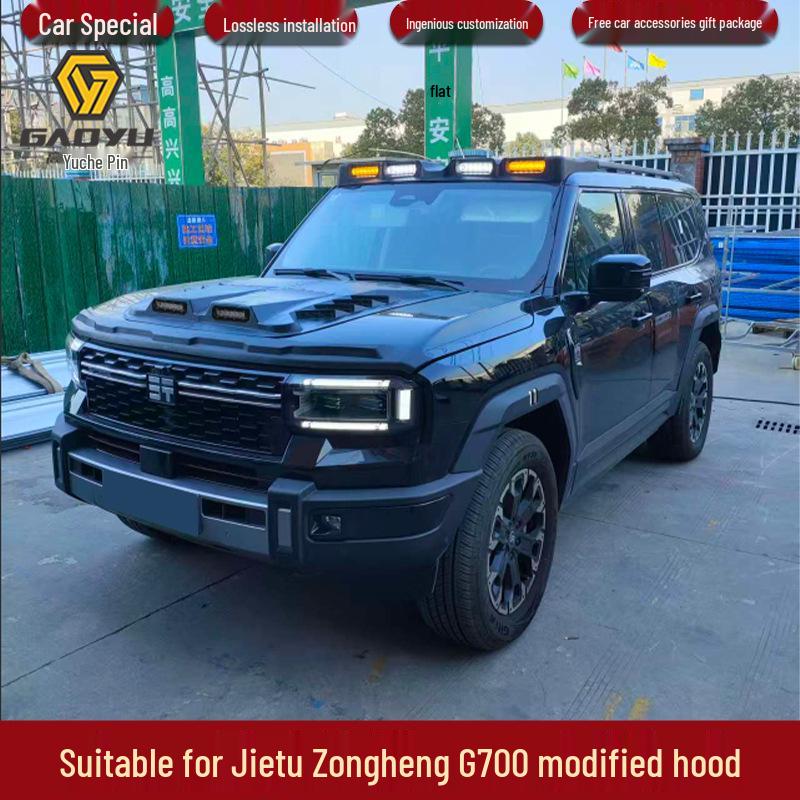 Kryt kapoty a chránič motoru Jetour Zongheng G700 - Off-road ochrana proti písku a kamení.